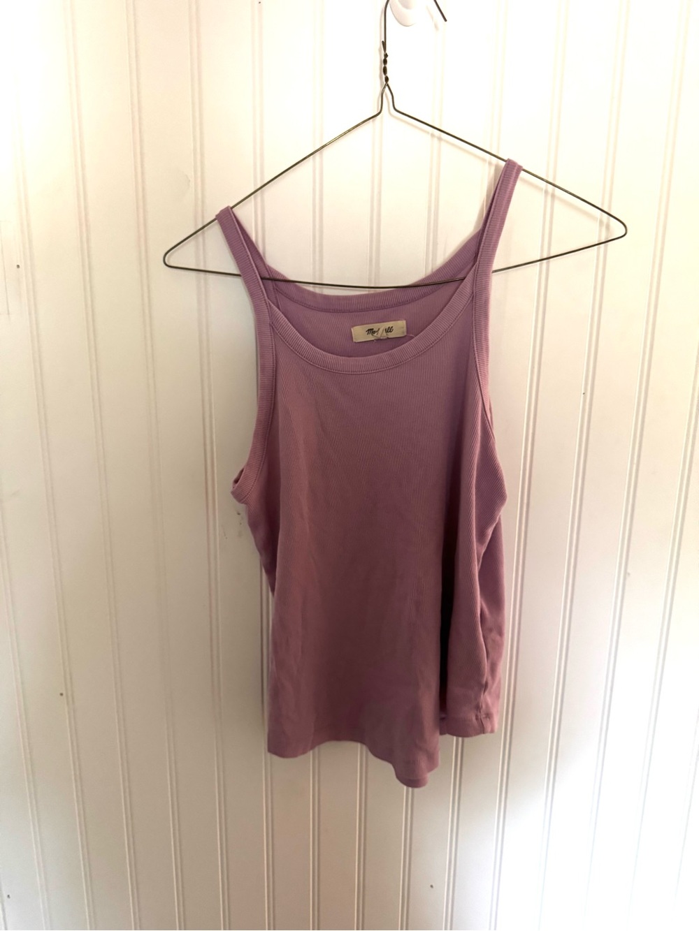 Madewell ribbed tank top size L